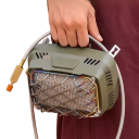 Camping Gas Stove 18.5 x 17.5 x 10.5 cm Stainless Steel Single Colour Portable Camping Cooker Carry Bag Included 3