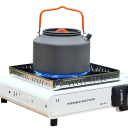 Camping Gas Stove 34 x 25.5 x 8 cm Stainless Steel Single Colour Portable Transport Box Camping Stove for Cartridge Outdoor Cooking 4