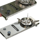 Camping Gas Stove 7200 W 36 x 12.5 x 9.5 cm Stainless Steel Folding Camping Cooker Outdoor Cooking Stove Silver 3