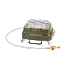 Camping-Gasherd 18,5 x 17,5 x 10,5 cm Edelstahl Einfarbig Tragbarer Campingkocher Transporttasche Im Packungsinhalt enthalten 5