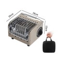 Camping gasverwarmer 180–240 minuten Butaan draagbare verwarming voor kamperen en tent Buiten verwarming op gaspatroon Beige 2