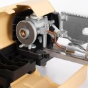 Camping Stainless Steel Gas Stove 2670 W Portable Folding Gas Burner for Gas Cartridges Diameter 26 cm 6