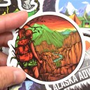 Camping Stickers 50 pcs E136 4