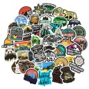Camping Stickers 50 pcs E264 1