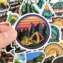 Camping Stickers 50 pcs E264 4