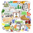 Camping Stickers 50 pcs E330 2