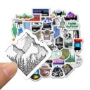 Camping Stickers 50 pcs E91 4