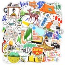 Camping Stickers 50 pcs E92 2