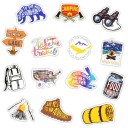 Camping Stickers 50 pcs E92 3