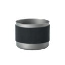 Camping-Thermo-Topf G3 300 ml Durchmesser 95 mm Höhe 70 mm Aluminiumlegierung mit Neoprenhülle Grau-Schwarz Für Wandern und Camping 1