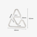 Camping Triangular Stainless Steel Hook 60 x 62 mm Lightweight 18 g Durable Camping Equipment for Camping Hiking Outdoor Accessories 6