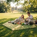 Campingbund i sekskantet form til telt 3,25 x 2,9 m Oxford 210D Vandafvisning 5000 mm Militærgrøn Til picnic og under hængekøje 3