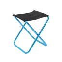Campingfoldeskammel 25,4 x 22 x 27 cm Letvægts bærbar skammel til camping, picnic, fiskeri, have, udendørs siddepladser 2