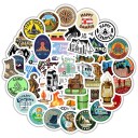 Campingklistermærker 50 stk. 1