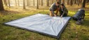 Campingmatta 3D vattentät duk under tält 3 x 4 m Oxfordtyg PU 2000 mm Förhöjda kanter 10 cm För camping och picknick samt strand 6