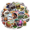 Campingstickers 50 stuks E136 1