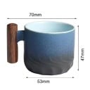 Cana ceramică cu mâner 70 ml cană mică de espresso din ceramică cu mâner pentru cafea și ceai pentru espresso și ristretto pentru utilizare 8