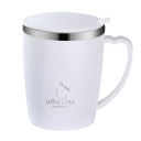 Cană termos din oțel inoxidabil 304 de 350 ml cu mâner, termos portabil cu vidare, etanș, izolat, pentru apă și cafea, 10,6 x 10,6 cm 2