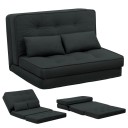 Canapea mică extensibilă 90 x 57 x 53 cm cu saltea fotoliu confortabil canapea pat pentru oaspeți în living sau dormitor 7