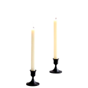 Candelabro metálico elegante para vela 2,2 x 6,7 x 7 cm Soporte decorativo de mesa para velas Aleación de aluminio Accesorio ligero 1