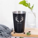 Caneca de aço inoxidável com inscrição 10