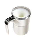Caneca mágica para café com mistura automática 380 ml carregamento USB display digital na pega sensor térmico exibição da temperatura da bebida 2