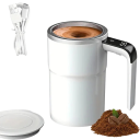 Caneca mágica para café com mistura automática 380 ml carregamento USB display digital na pega sensor térmico exibição da temperatura da bebida 1