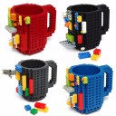 Caneca para crianças em forma de bloco de construção J2526 1