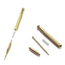 Caneta de Acupressão em Cobre 13 cm Ferramenta de Massagem para Pontos de Acupuntura Vara de Pressão para Estimulação de Energia e Relaxamento do Corpo 3