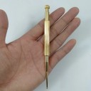 Caneta de Acupressão em Cobre 13 cm Ferramenta de Massagem para Pontos de Acupuntura Vara de Pressão para Estimulação de Energia e Relaxamento 2