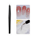 Caneta de esferográfica com íman 11,2 x 0,7 cm Vara magnética para unhas Ferramenta profissional para gel de unhas Nail Art Acessório para decoração de unhas 2