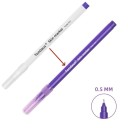 Caneta de marcação para a pele 17 cm Caneta roxa com ponta fina de 0,5 mm para tatuagens e modelagem estética 4