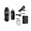 Caneta de tatuagem sem fios com fonte de alimentação e cabo com interface RCA Caneta profissional para tatuagem e maquilhagem permanente 1