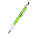 Caneta Esferográfica Multifuncional 7 em 1 com Stylus, Régua, Chave de Fendas e Nível 5