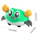 Cangrejo de cuerda colorido 12,3 x 6,2 x 6,5 cm Juguete para niños con movimiento alternativo Sin pilas Desarrollo motor 3