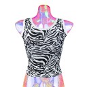 Canotta da donna con motivo zebra 2