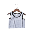 Canotta Donna Unita con Spalline Larghe Scollo a O Materiale Poliestere Cotone Abbigliamento Estivo Confortevole 1