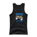 Canottiera in cotone per bambini con stampa di auto off road Maglietta senza maniche con scollo a O Top estivo per ragazzi e ragazze Vari colori 4