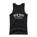 Canottiera in cotone per bambini con stampa New York Maglietta senza maniche con scollatura a O Top estivo alla moda per ragazzi e ragazze Vari colori 2