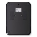 Cantar de bucătărie digital cu display LCD, complet impermeabil, 3 kg / 0,1 g, oțel inoxidabil, negru cu argintiu, pentru coacere și cântărirea alimentelor 3