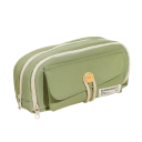 Canvas Pencil Case 210x110x75 mm Cute and Practical Pencil Pouch Large Opening Capacity Student Bag Cosmetic and Travel Bag 3