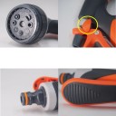Cap de pulverizare ergonomic pentru grădină cu 7 moduri de udare și ieșire de înaltă presiune pentru grădină și spălare 5