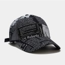 Cap with Newspaper Print 2