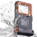 Capa à prova de água para telefone até 15 m Cobertura para natação e mergulho Capa protetora premium 6,9" Cordão para o pescoço 19,5x10,9x4,4 cm 3