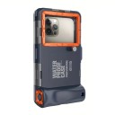 Capa à prova de água para telefone até 15 m Cobertura para natação e mergulho Capa protetora premium 6,9" Cordão para o pescoço 19,5x10,9x4,4 cm 6