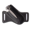 Capa contra riscos para faca dobrável 16 x 15 cm Capa protetora para cinto Capa leve para faca com laço para cinto Capa resistente para facas 2