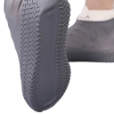 Capa de borracha para sapatos de chuva Reutilizável Impermeável Proteções Antiderrapantes para calçado Proteção dos sapatos contra a humidade e lama 3