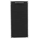 Capa de borracha preta para o compartimento de armazenamento da consola central para Mercedes-Benz Classe C W204 S204 e Classe E A207 Peça 1