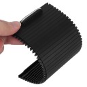 Capa de borracha preta para o compartimento de armazenamento da consola central para Mercedes-Benz Classe C W204 S204 e Classe E A207 Peça 3