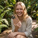 Capa de duas camadas para iPhone 17 Pro Max Padrão de ondas espiraladas Amarelo e lavanda Resistente a quedas e riscos Para o dia a dia 3